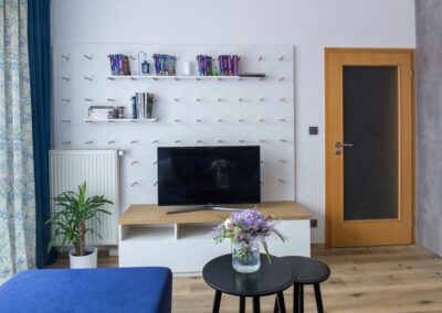 Návrh a realizace rekonstrukce kuchyně s obývacím prostorem Dočkalová interiéry