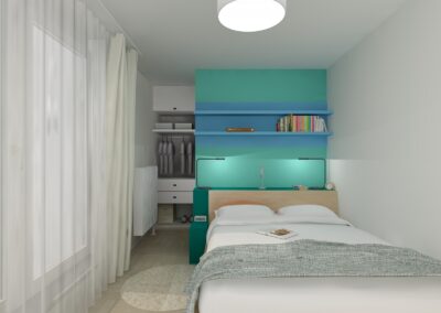 Návrh a realizace rekonstrukce bytu 2+kk Dočkalová interiéry